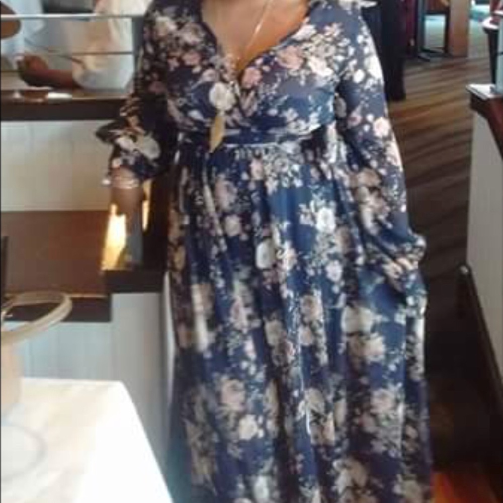 Chiffon boho dress